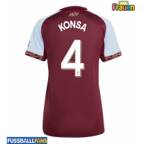 Aston Villa Ezri Konsa #4 Heimtrikot Frauen 2025-26 Kurzarm